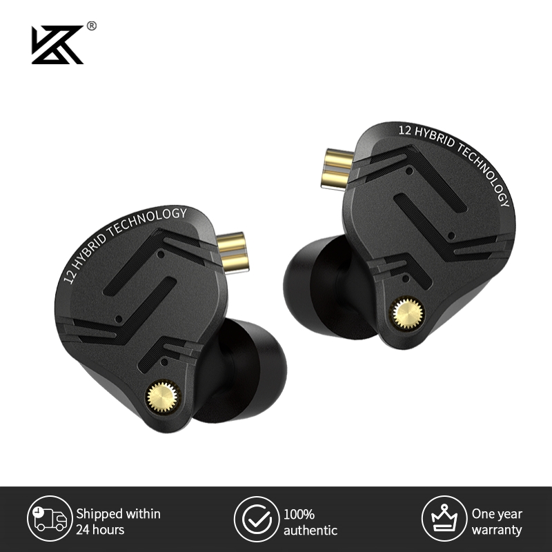Audiophile Headphone Wired - KZ ZS12 PRO X Metal Earphones