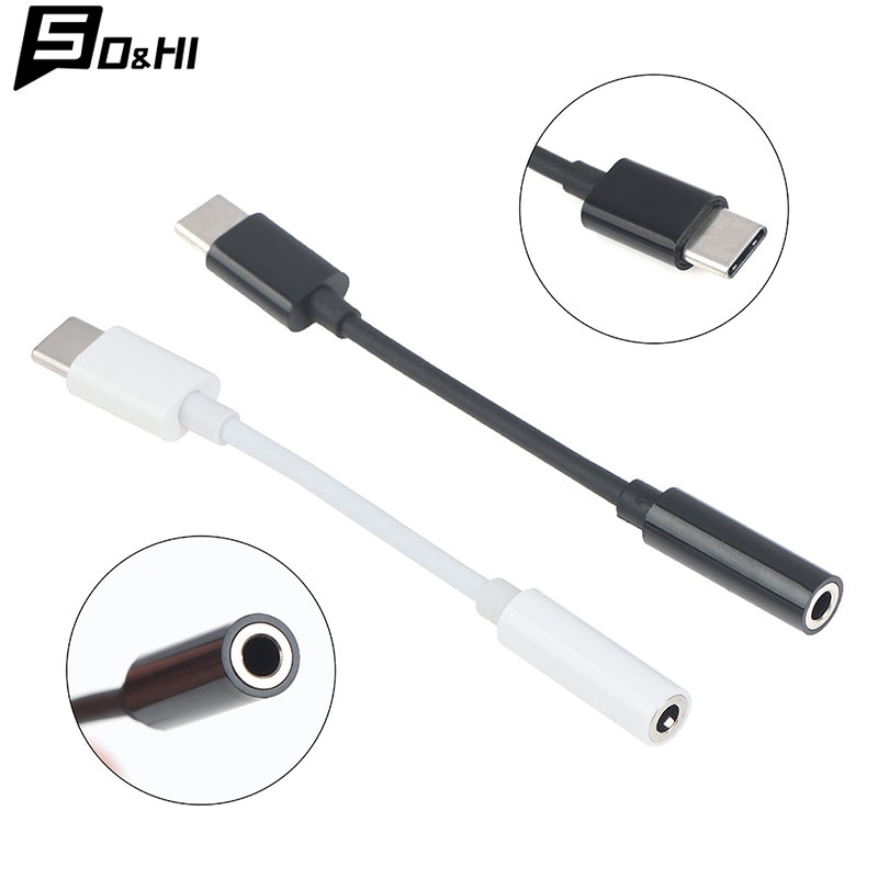 Type-C to 3.5mm AUX Jack Earph - đánh giá và giá Earphone Splitter Jack
