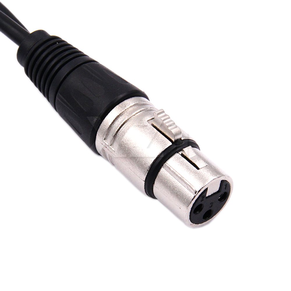 30cm 3 Pin XLR FEMALE Jack To  - đánh giá và giá Audio Splitter Y