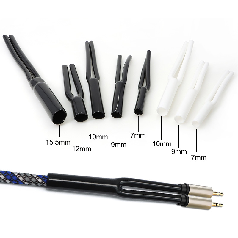 2-100pcs Y-shaped PVC Sleeve 7 - đánh giá và giá Audio Splitter Y