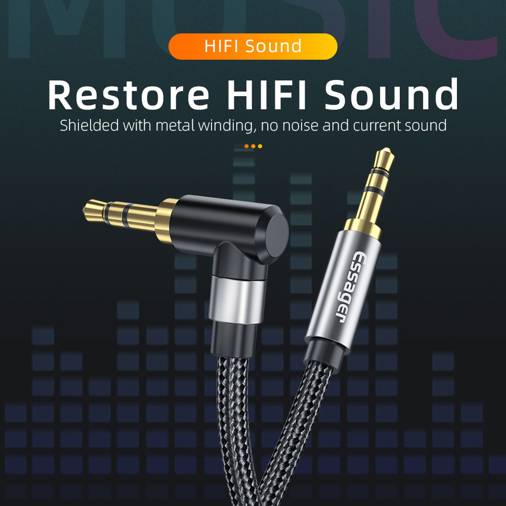 Essager Aux Cáp Nối Dài Jack 3 - đánh giá và giá Cable Extension 3.5