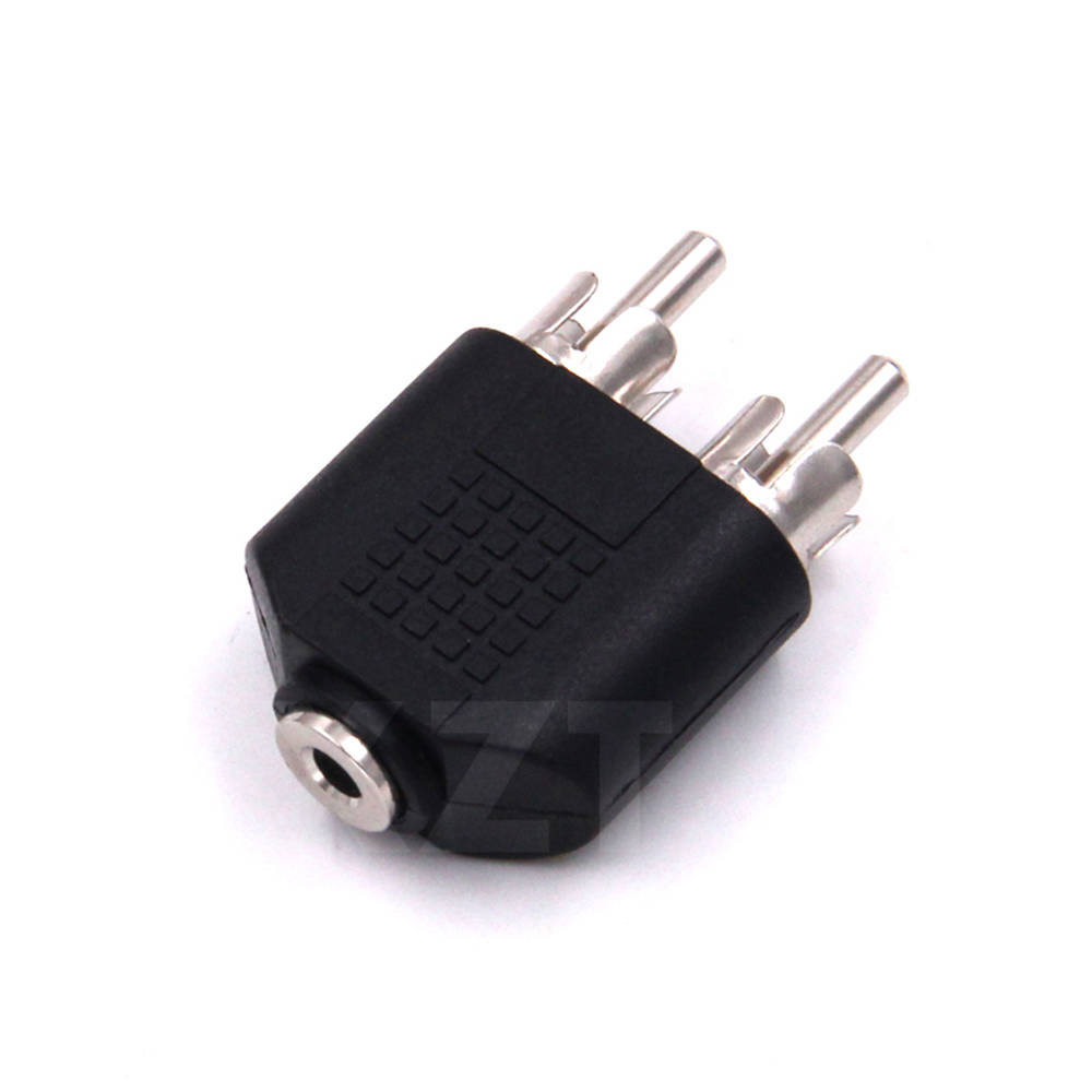3.5mm Stereo Male To 2 RCA Fem - đánh giá và giá Earphone Splitter Jack