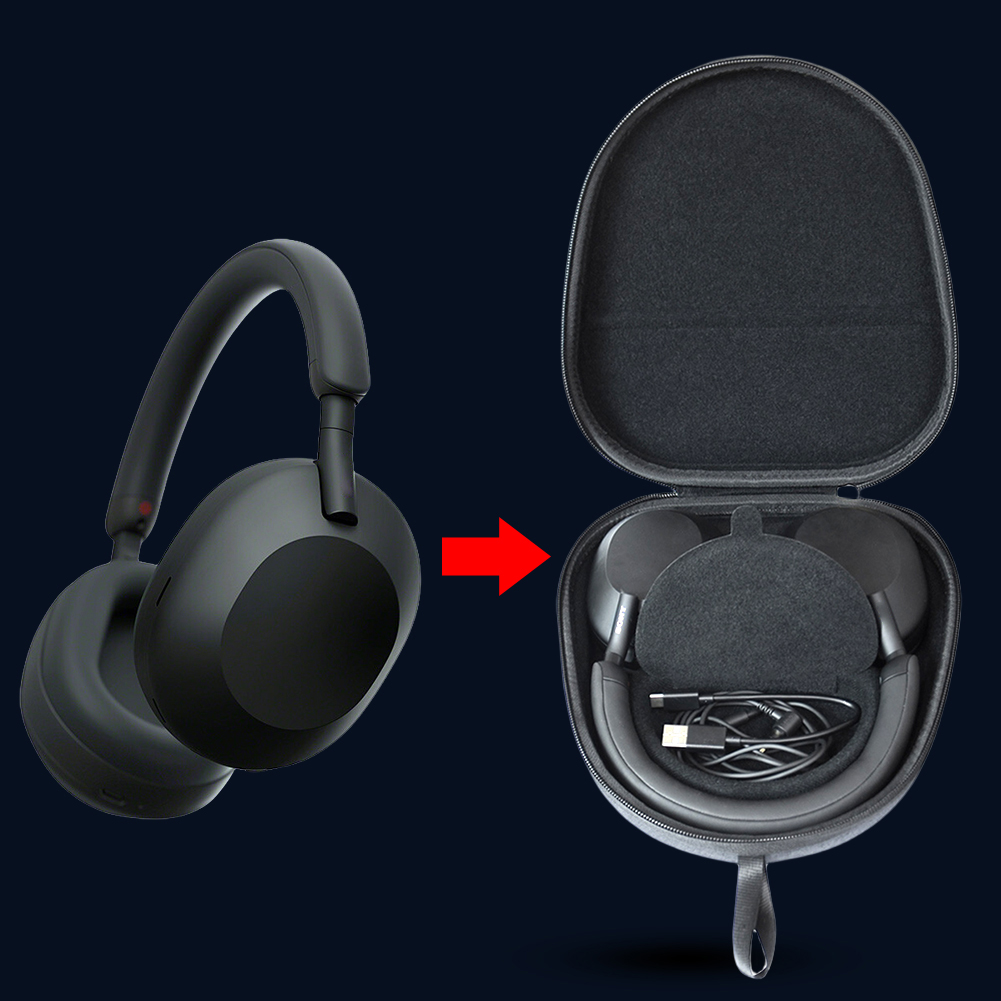 Hard Travel Case EVA Hard Carr - đánh giá và giá Sony Headphone Wh-1000Xm5