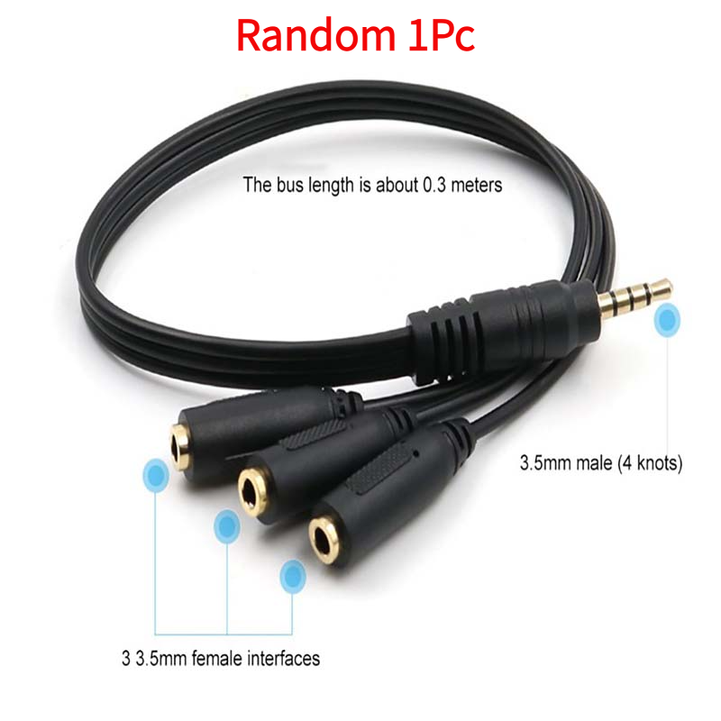 1Pc 3.5mm 3 Way Port Aux Multi - đánh giá và giá Earphone Splitter Jack