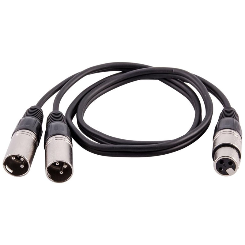 XLR Splitter Cable 3 Pin Femal - đánh giá và giá Audio Splitter Y