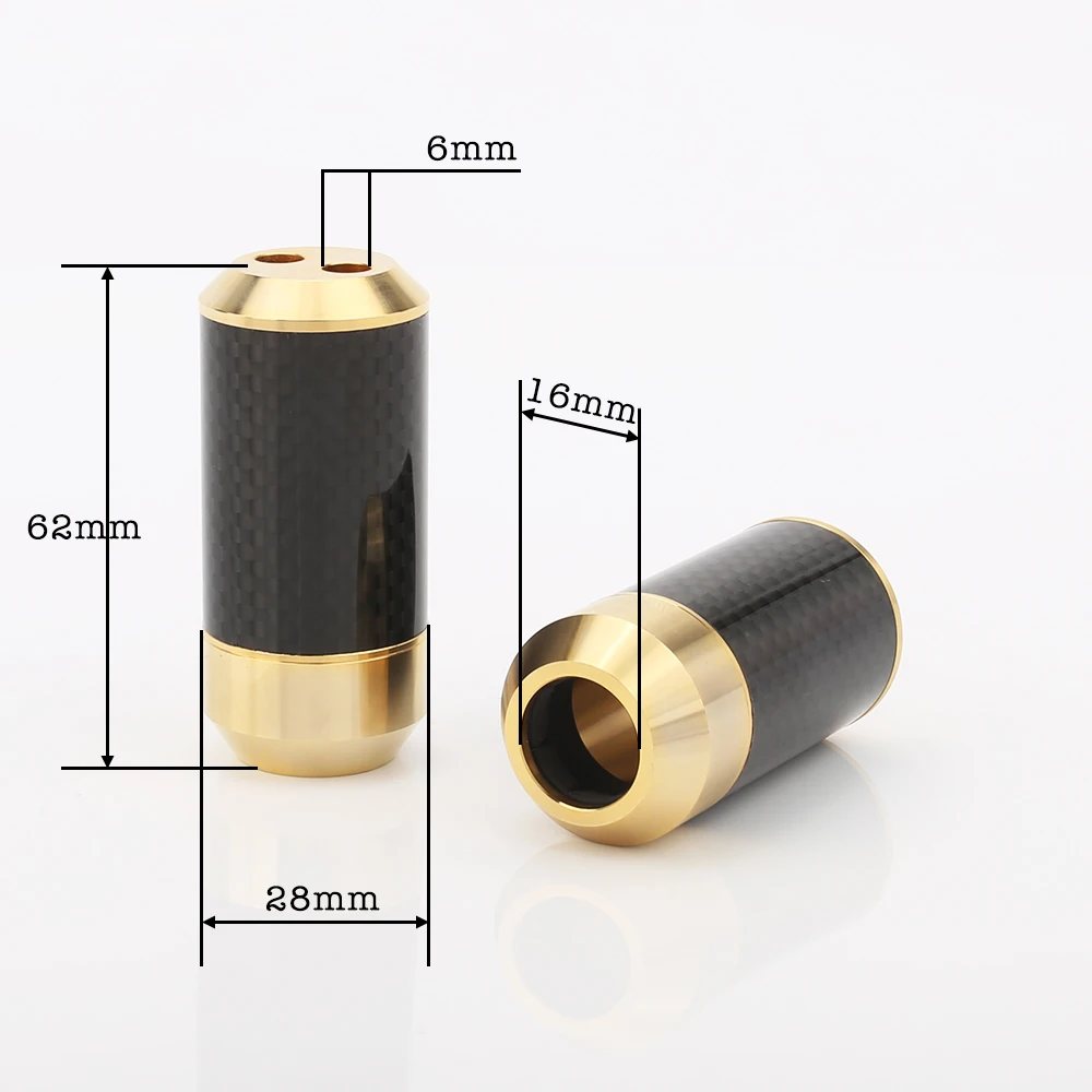 Audiocrast Carbon fiber Gold P - đánh giá và giá Audio Splitter Y