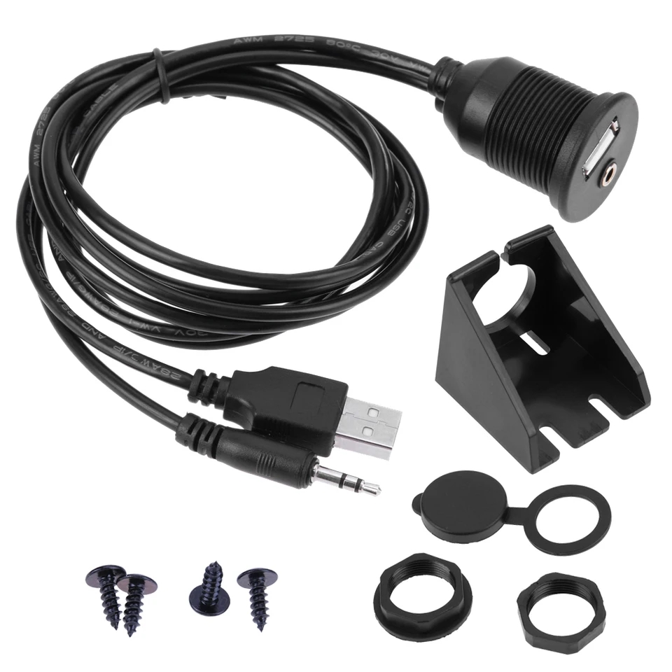 1M USB & 3.5mm AUX Male to Fem - đánh giá và giá Cable Extension 3.5