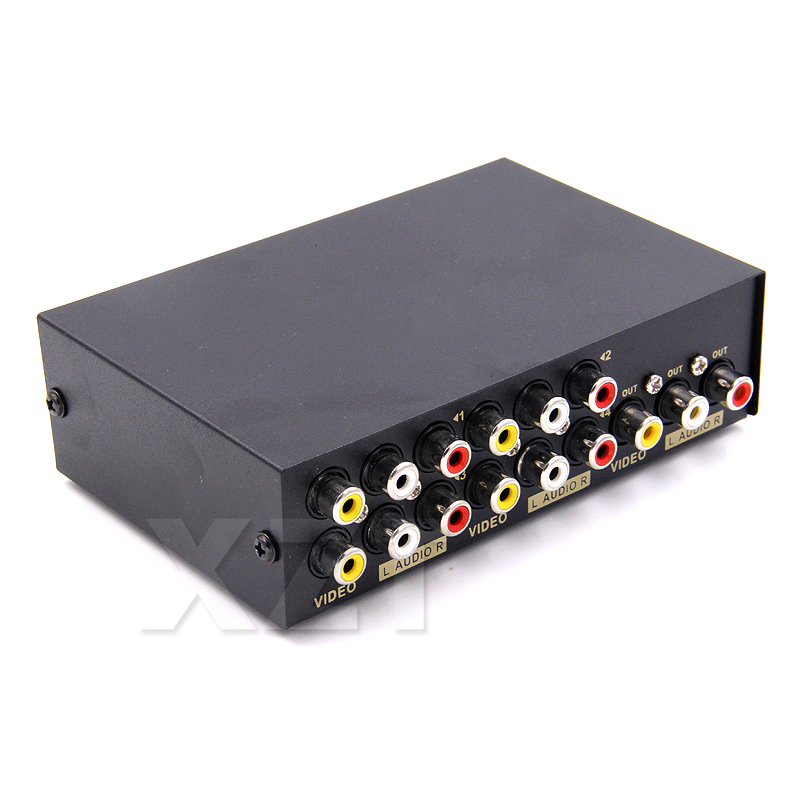 New 2/4/8 Ports AV RCA Audio V - đánh giá và giá Audio Splitter Y