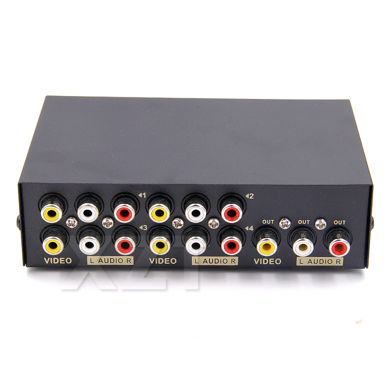 New 2/4/8 Ports AV RCA Audio V - đánh giá và giá Audio Splitter Y