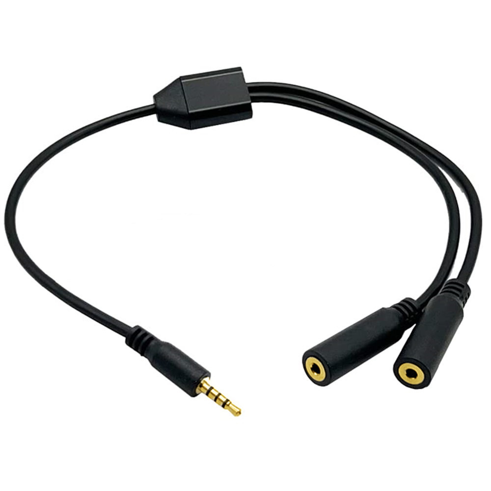 Gold Plated 4 Pole  2.5mm Male - đánh giá và giá Audio Splitter Y