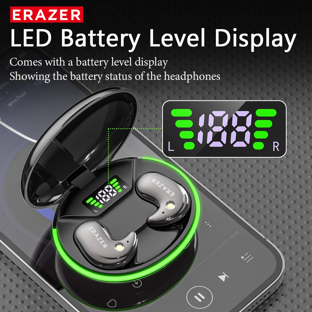 EARZER XF58 In-Ear Bluetooth H - đánh giá và giá Wireless Earbuds Tws