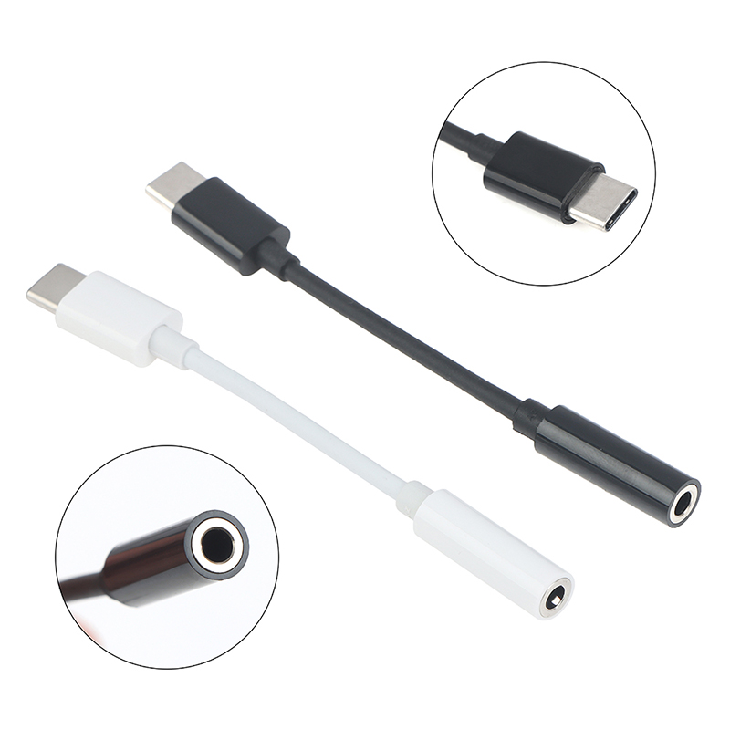Type-C to 3.5mm AUX Jack Earph - đánh giá và giá Earphone Splitter Jack