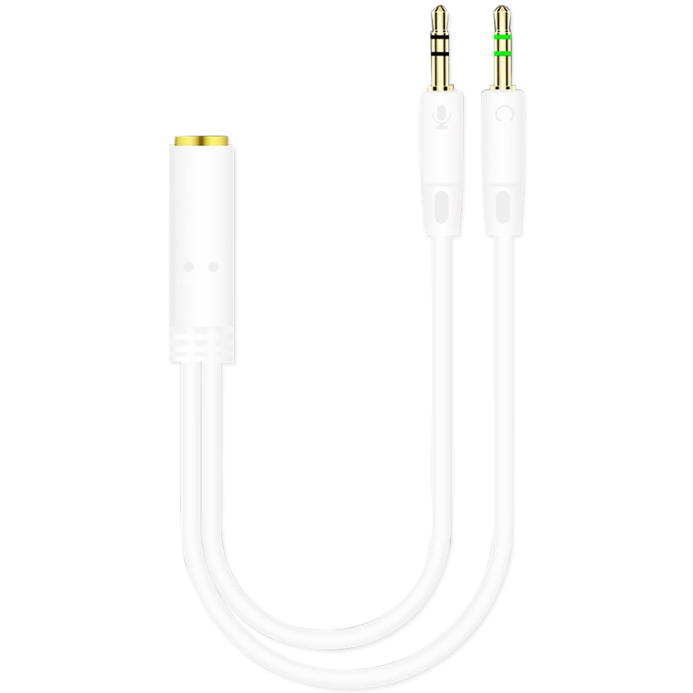 3.5mm Jack 2 Male To 1 Female  - đánh giá và giá Earphone Splitter Jack