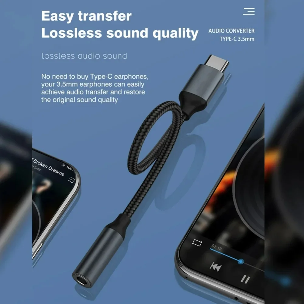 USB C 3.5mm Audio Adapter USB  - đánh giá và giá Audiophile Headphone Wired