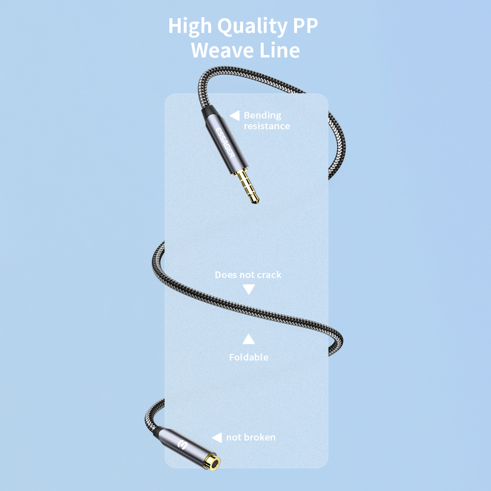 ESSAGER Headphone Extension Ca - đánh giá và giá Earphone Splitter Jack