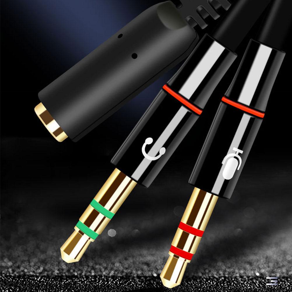 Headphone Microphone Audio Con - đánh giá và giá Audio Splitter Y