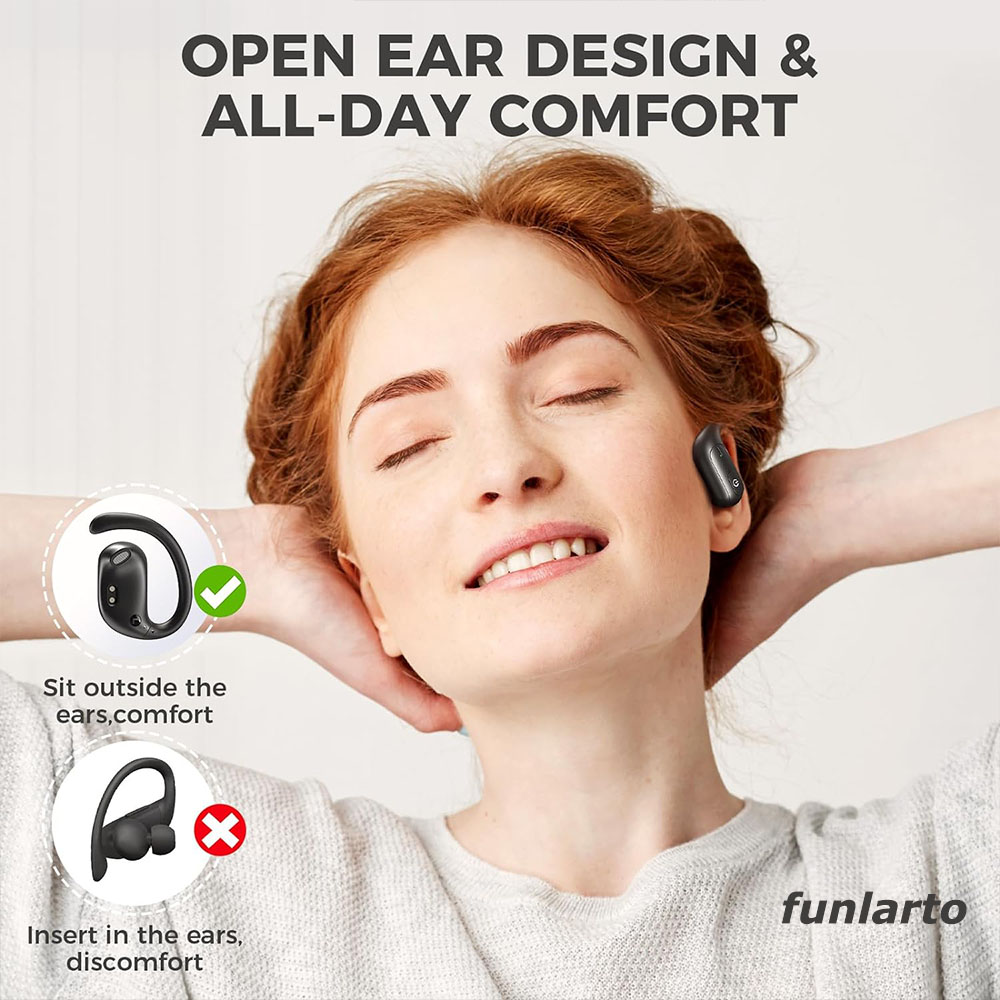Open-Ear Wireless Running Head - đánh giá và giá Sports Earphone Hook